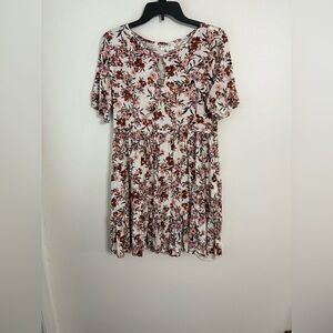 Maurices Red and White  Sundress size small